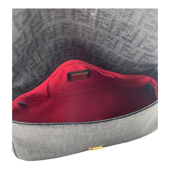 FENDI Zucchino FF Spalmati Mini Mama Forever Baguette Vintage Handbag - Picture 5 of 12